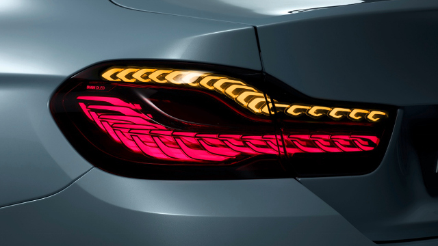 Osram - The tail lights for the BMW M4 Concept Iconic Lights feature OLEDs Osram - The tail lights for the BMW M4 Concept Iconic Lights feature OLEDs